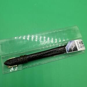 13mm Speidel Brown Gator Lizard Grain Genuine Leather Ladies Watch Band NEW